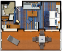 Familienkabine Balkon Familienkabine Balkon