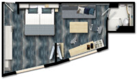 Familienkabine Außen A Familienkabine Außen A