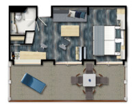 Familienkabine Balkon Familienkabine Balkon