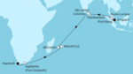 22 Nächte - Indischer Ozean mit Mauritius - ab Singapur/bis Kapstadt 22 Nächte - Indischer Ozean mit Mauritius - ab Singapur/bis Kapstadt