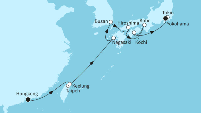 14 Nächte - Japans große Schätze - ab Hongkong/bis Tokio 14 Nächte - Japans große Schätze - ab Hongkong/bis Tokio