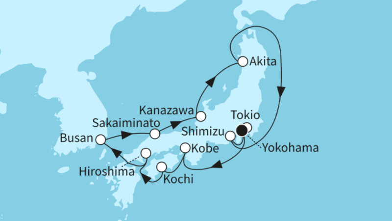 15 Nächte - Rund um Japan - ab/bis Tokio 15 Nächte - Rund um Japan - ab/bis Tokio