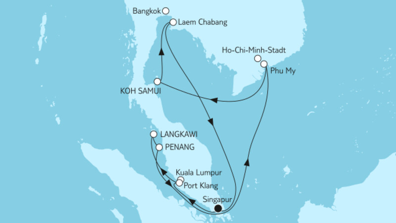 14 Nächte - Asien mit Singapur