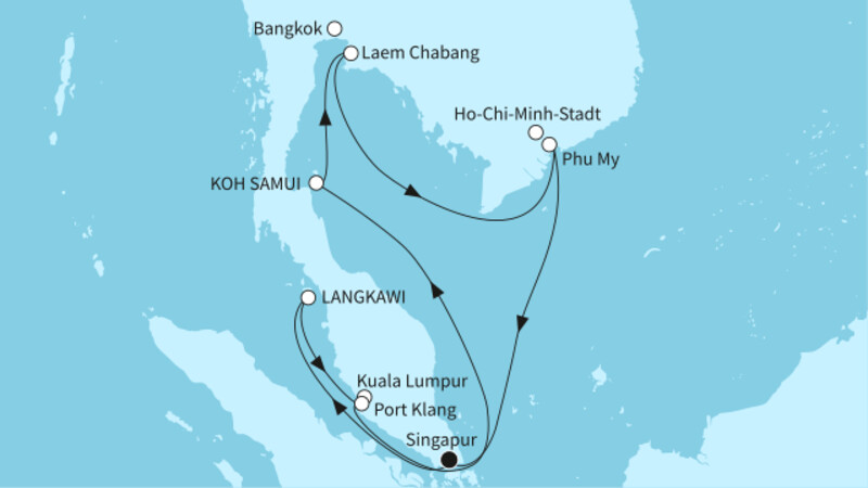 13 Nächte - Faszination Südostasien - ab/bis Singapur