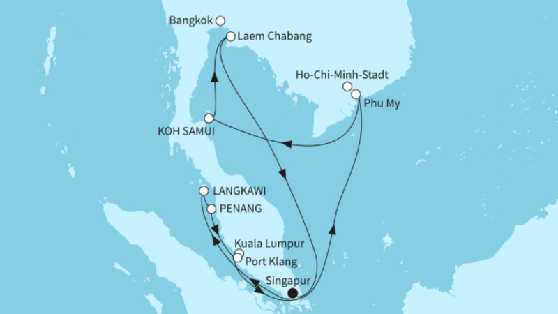 14 Nächte - Faszination Südostasien - ab/bis Singapur 14 Nächte - Faszination Südostasien - ab/bis Singapur
