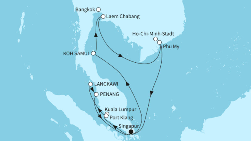14 Nächte - Faszination Südostasien - ab/bis Singapur 14 Nächte - Faszination Südostasien - ab/bis Singapur