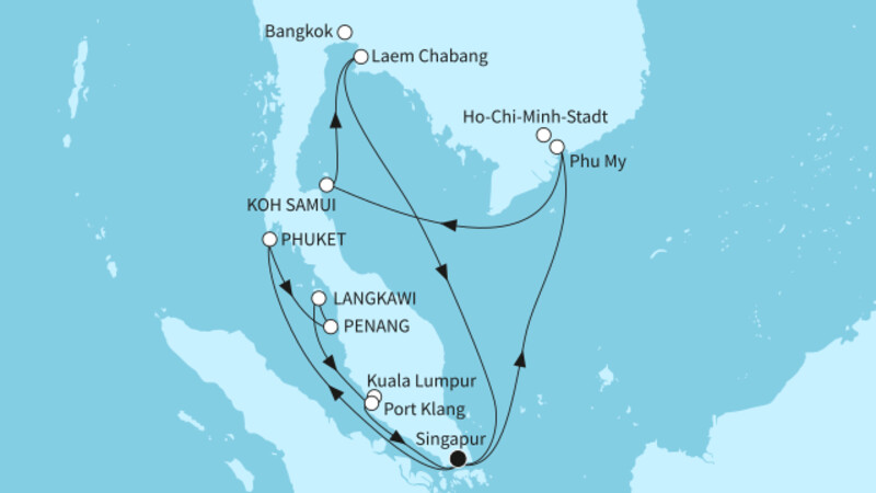 15 Nächte - Faszination Südostasien - ab/bis Singapur 15 Nächte - Faszination Südostasien - ab/bis Singapur