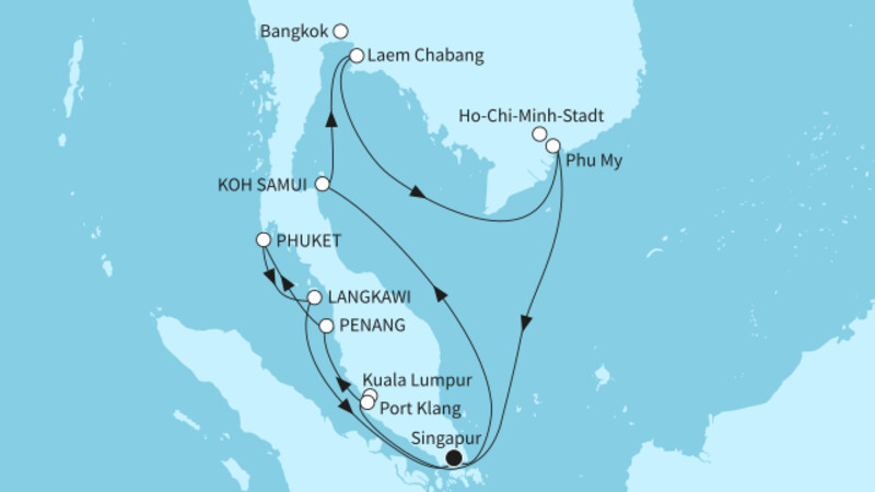 15 Nächte - Faszination Südostasien - ab/bis Singapur 15 Nächte - Faszination Südostasien - ab/bis Singapur