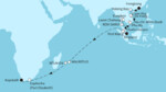 33 Nächte - Indischer Ozean mit Mauritius - ab Hongkong/bis Kapstadt