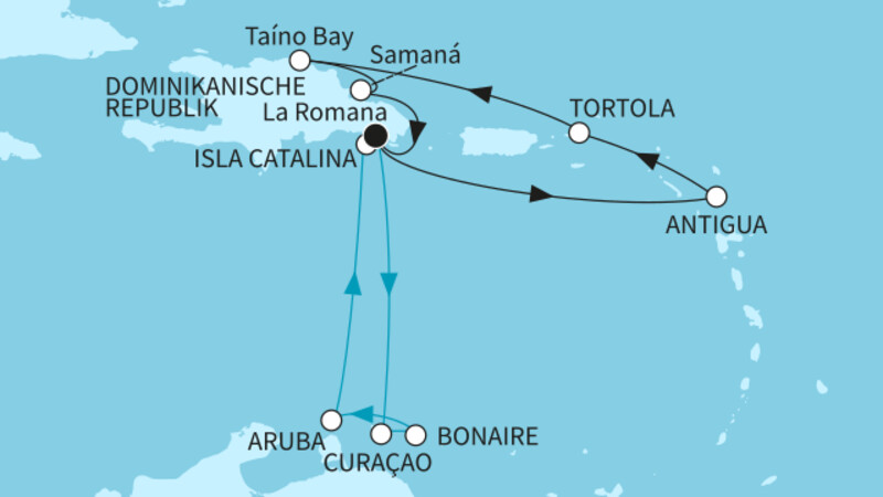 14 Nächte - Jahresauftakt in der Karibik - ab/bis La Romana 14 Nächte - Jahresauftakt in der Karibik - ab/bis La Romana