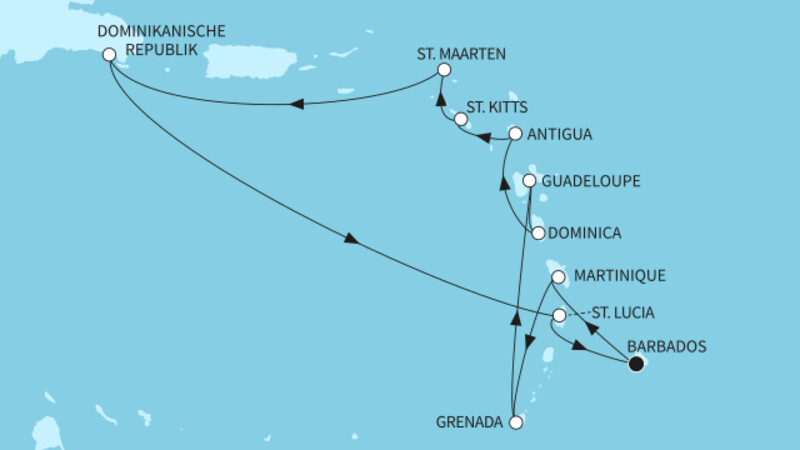 14 Nächte - Festtage in der Karibik - ab/bis Bridgetown 14 Nächte - Festtage in der Karibik - ab/bis Bridgetown
