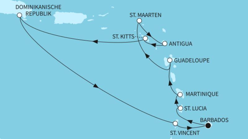 14 Nächte - Festtage in der Karibik - ab/bis Bridgetown 14 Nächte - Festtage in der Karibik - ab/bis Bridgetown