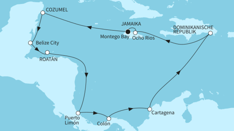 14 Nächte - Best of Mittelamerika - ab/bis Montego Bay 14 Nächte - Best of Mittelamerika - ab/bis Montego Bay