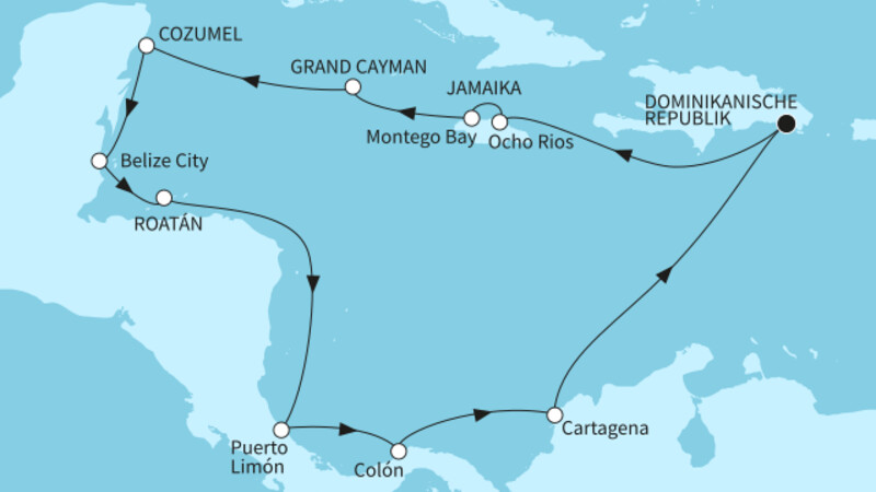 14 Nächte - Best of Mittelamerika - ab/bis La Romana 14 Nächte - Best of Mittelamerika - ab/bis La Romana