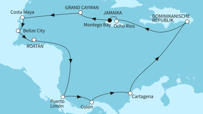 14 Nächte - Best of Mittelamerika - ab/bis Montego Bay 14 Nächte - Best of Mittelamerika - ab/bis Montego Bay