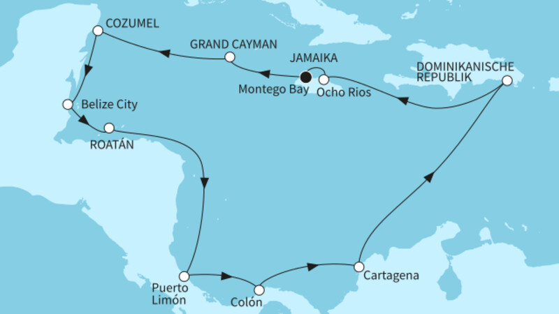 14 Nächte - Best of Mittelamerika - ab/bis Montego Bay 14 Nächte - Best of Mittelamerika - ab/bis Montego Bay