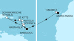15 Nächte - Gran Canaria bis Barbados