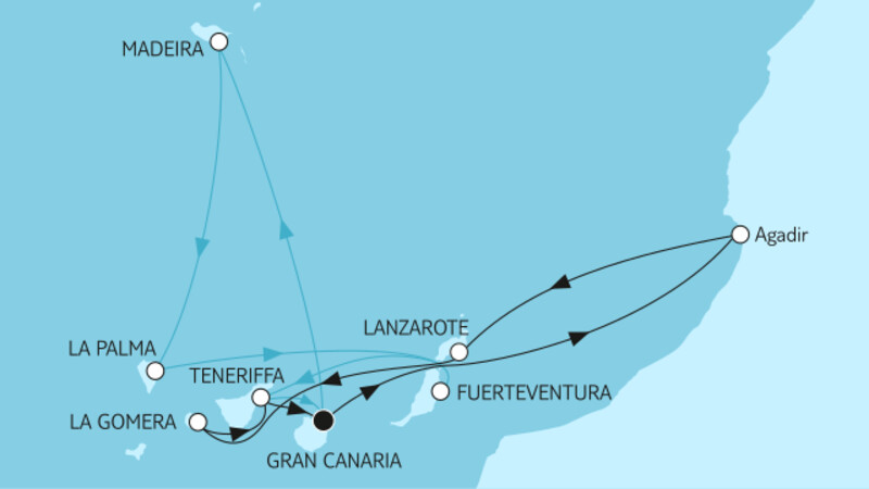 14 Nächte - Kanaren mit Madeira IV & Lanzarote I