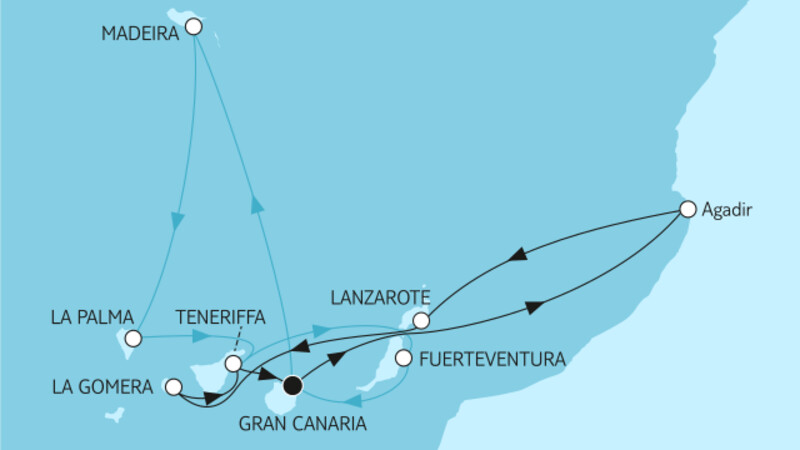 14 Nächte - Kanaren mit Lanzarote I & Madeira II