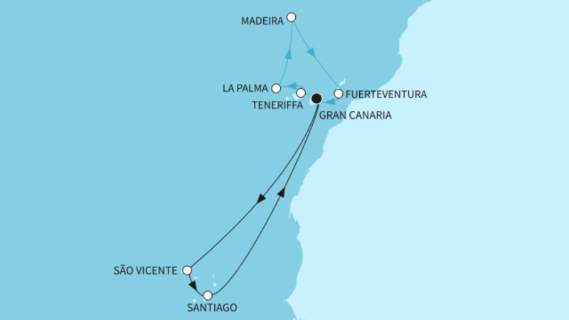 14 Nächte - Kanaren mit Kapverdischen Inseln- ab/bis Las Palmas