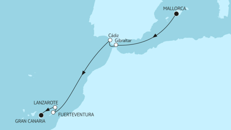 Mallorca bis Gran Canaria
