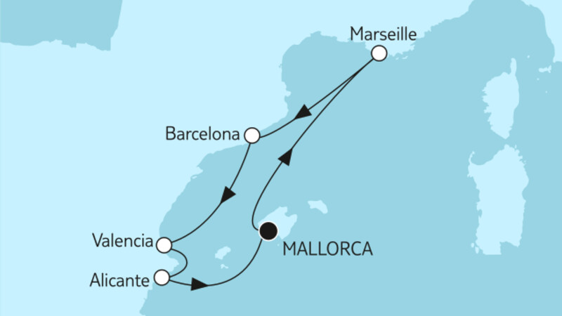 Mittelmeer mit Alicante