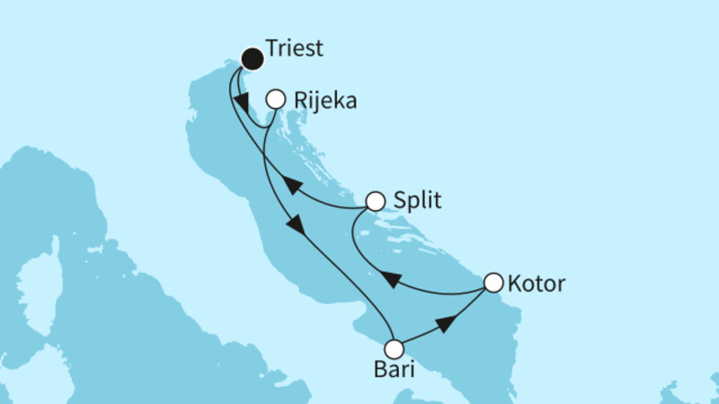 7 Nächte - Sonnenseiten der Adria - ab/bis Triest 7 Nächte - Sonnenseiten der Adria - ab/bis Triest