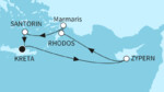 7 Nächte - Östliches Mittelmeer mit Rhodos - ab/bis Heraklion