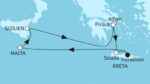 7 Nächte - Inseln des östlichen Mittelmeers - ab/bis Heraklion 7 Nächte - Inseln des östlichen Mittelmeers - ab/bis Heraklion