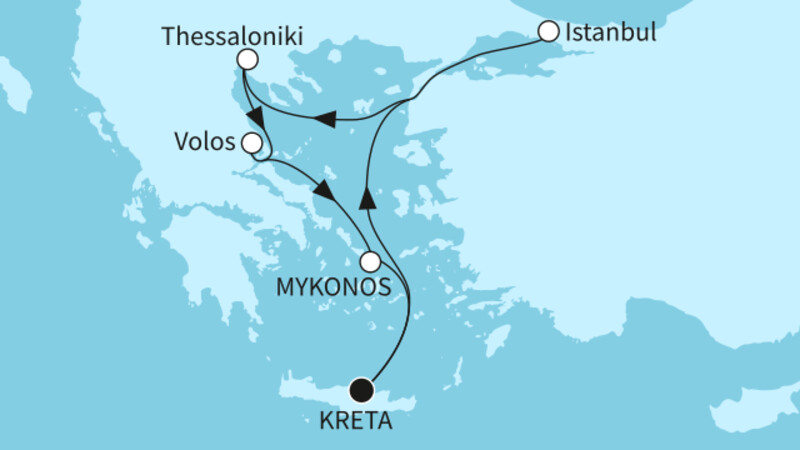 7 Nächte - Vielfalt des Östlichen Mittelmeers - ab/bis Heraklion 7 Nächte - Vielfalt des Östlichen Mittelmeers - ab/bis Heraklion