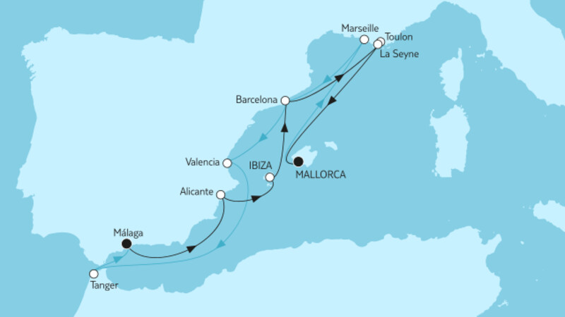 Málaga bis Mallorca & Mallorca bis Málaga II