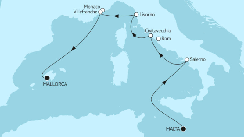 Malta bis Mallorca