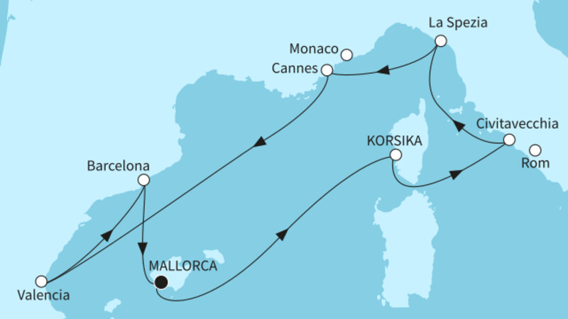 9 Nächte - Glanzlichter am westlichen Mittelmeer - ab/bis Palma 9 Nächte - Glanzlichter am westlichen Mittelmeer - ab/bis Palma