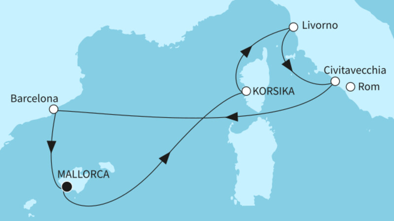 7 Nächte - Kulturherbst im Mittelmeer ab/bis Palma 7 Nächte - Kulturherbst im Mittelmeer ab/bis Palma