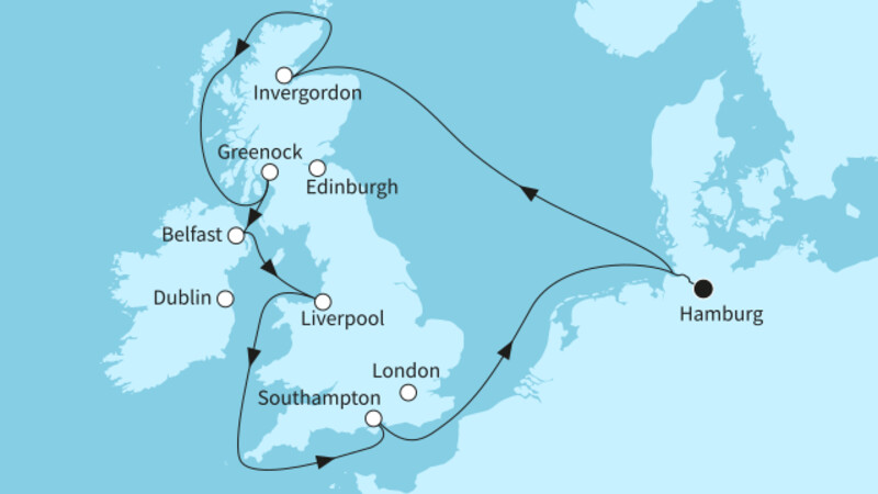 10 Nächte - Großbritanniens Schätze - ab/bis Hamburg 10 Nächte - Großbritanniens Schätze - ab/bis Hamburg