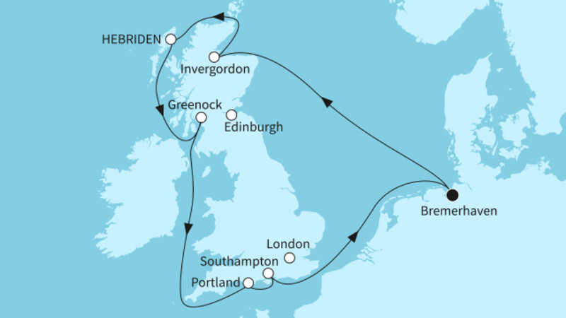 10 Nächte - Schottisches Hochland und britischer Charme - ab/bis Bremerhaven 10 Nächte - Schottisches Hochland und britischer Charme - ab/bis Bremerhaven