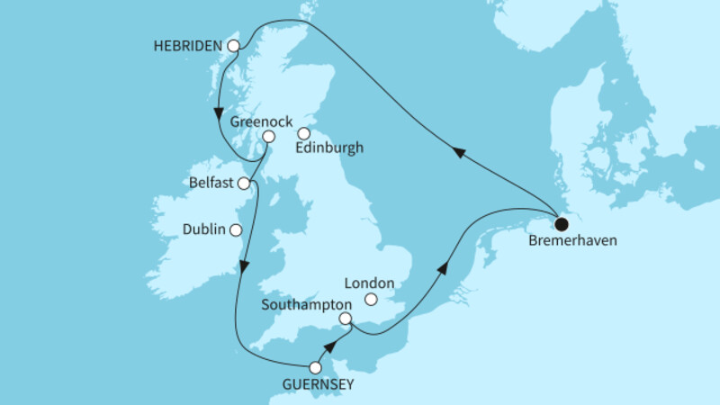 10 Nächte - Best of Großbritannien- ab/bis Bremerhaven 10 Nächte - Best of Großbritannien- ab/bis Bremerhaven