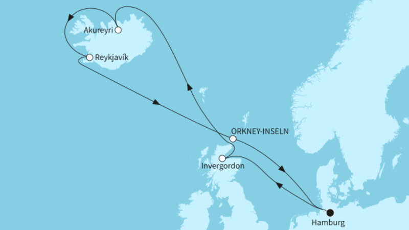 12 Nächte - Islands Naturwunder - ab/bis Hamburg 12 Nächte - Islands Naturwunder - ab/bis Hamburg