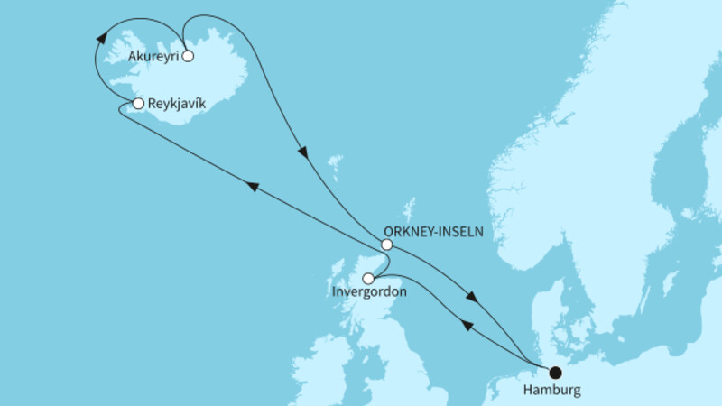 12 Nächte - Islands Naturwunder - ab/bis Hamburg 12 Nächte - Islands Naturwunder - ab/bis Hamburg