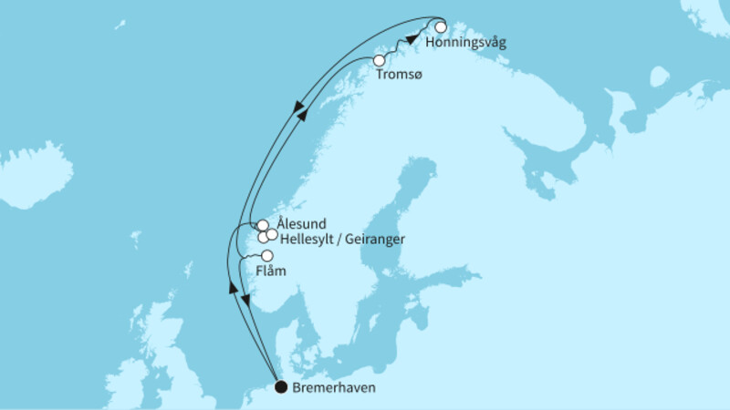 11 Nächte - Norwegen mit Nordkap & Tromsø