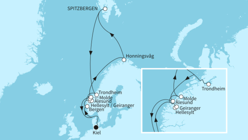 14 Nächte - Norwegen mit Nordkap & Trondheim