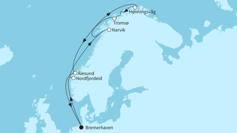 14 Nächte - Zauberhaftes Norwegen - ab/bis Bremerhaven 14 Nächte - Zauberhaftes Norwegen - ab/bis Bremerhaven