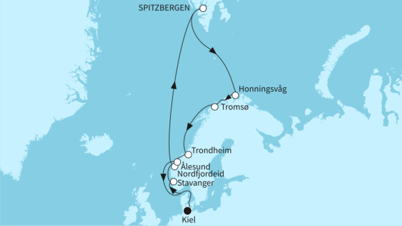 14 Nächte - Norwegens Fjordwelten intensiv - ab/bis Kiel