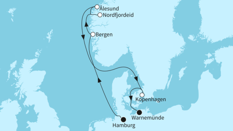 7 Nächte - Faszination Norwegen - ab Hamburg/Warnemünde 7 Nächte - Faszination Norwegen - ab Hamburg/Warnemünde