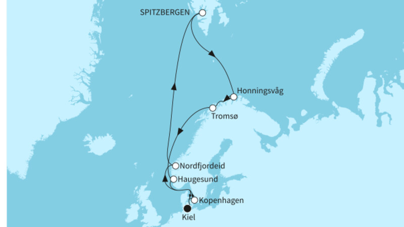 14 Nächte - Sehnsuchtsziel Spitzbergen - ab/bis Kiel 14 Nächte - Sehnsuchtsziel Spitzbergen - ab/bis Kiel