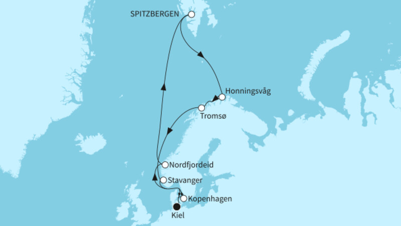 14 Nächte - Sehnsuchtsziel Spitzbergen - ab/bis Kiel 14 Nächte - Sehnsuchtsziel Spitzbergen - ab/bis Kiel