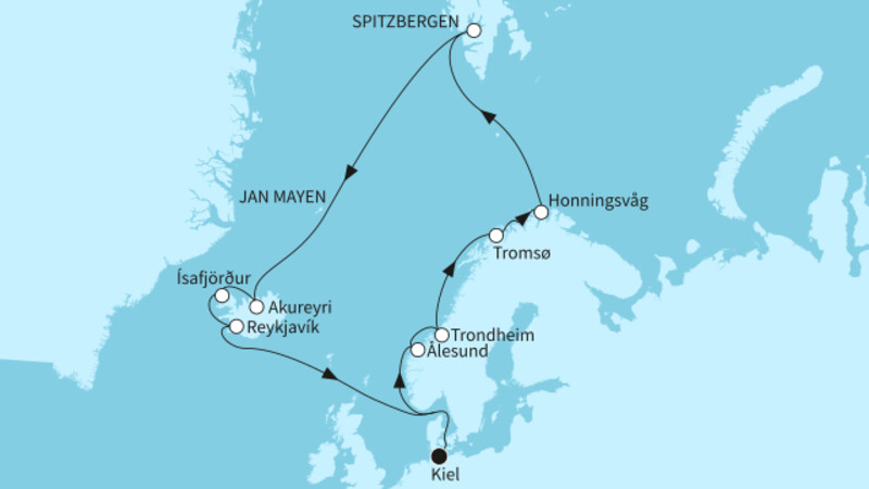 17 Nächte - Große Abwechslung im Hohen Norden - ab/bis Kiel 17 Nächte - Große Abwechslung im Hohen Norden - ab/bis Kiel
