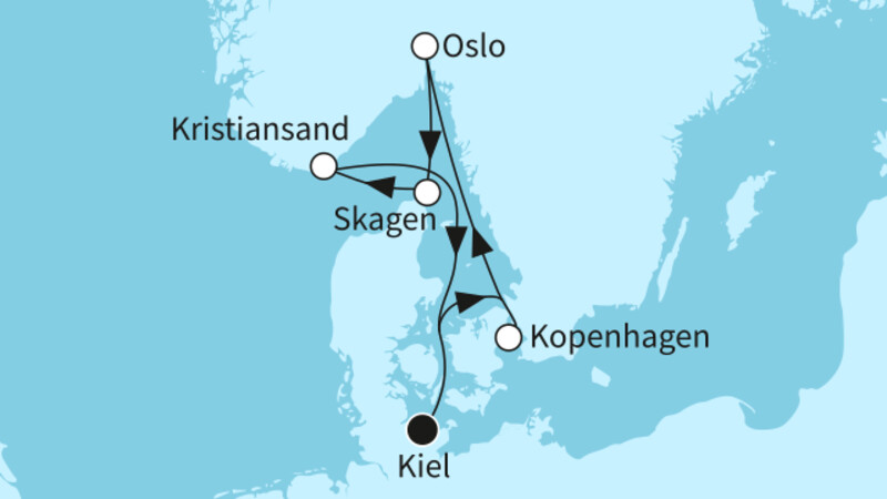 7 Nächte - Stippvisite ins Nordland - ab/bis Kiel 7 Nächte - Stippvisite ins Nordland - ab/bis Kiel