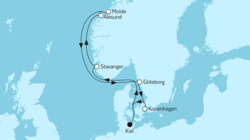8 Nächte - Norwegen mit Molde