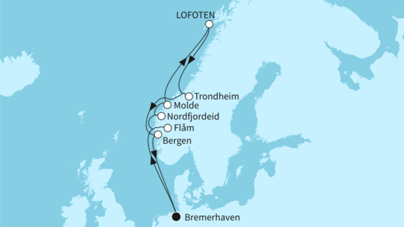 11 Nächte - Norwegen mit Nordfjordeid